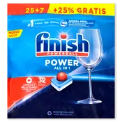Lavavajillas todo en 1 Finish 25 pastillas + 40%