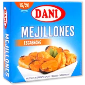 Mejillones en escabeche Dani 15/20 piezas