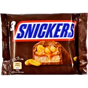 Chocolate barras rellenas Snickers paq. 3 u,