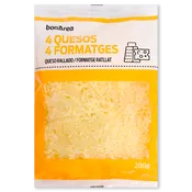 Queso rallado 4 quesos