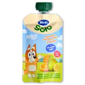 Puré naranja, platano y pera Hero Solo con galleta pouch