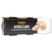 Atún claro en aceite de oliva virgen extra paq 3 u.