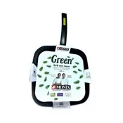 Grill green rayas 28x28cm 481231