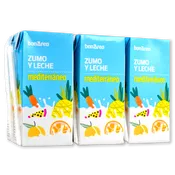 Zumo con leche mediterráneo paq. 6 u. de 200 ml