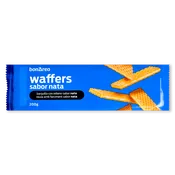 Galletas de barquillo Waffers rellenas de nata