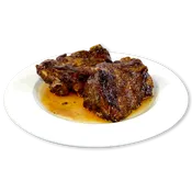 Espinazo de cerdo asado