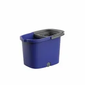 Plastiken Fresh cubo escurridor automático con ruedas azul 8216RL