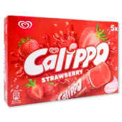 Helado hielo Calippo fresa paq. de 5 u.