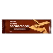 Galletas de barquillo Waffers rellenas de cacao