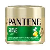 Pantene mascarilla suave y liso.