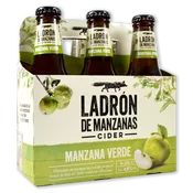 Sidra de manzana Ladrón paq. de 6 u. de 25 cl