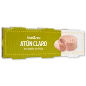 Atún claro con aceite de oliva paq. 3 u.