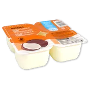 Yogur semidesnatado sabor coco 4 u. de 125 g