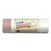 Saplex bossa escombraries compostable 10L 45x44