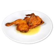 Medio pollo asado