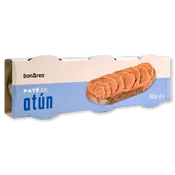 Paté de atún paq. de 3 u. de 80 g