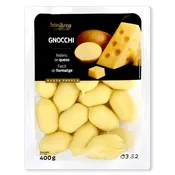 Gnocchi de patata relleno de queso