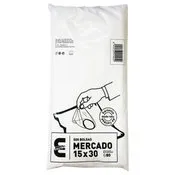 Bolsas plástico mercado 15x30cm