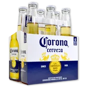 Cerveza Corona paq. de 6 u. de 33 cl