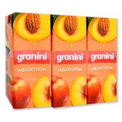 Néctar de melocotón Granini paq. 3 u. de 200 ml