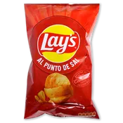 Patatas fritas Lay's al punto de sal