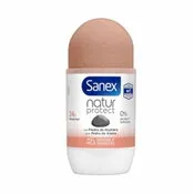 Sanex desodorante natural sensible roll-on.