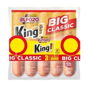 EL POZO Salsitxes cuites de porc i indiot Big Classic
