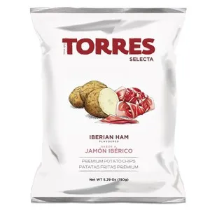 TORRES Patates fregides amb gust de pernil Km0