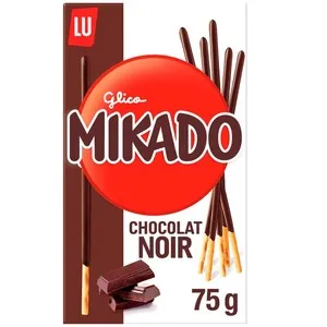 MIKADO Galetes banyades de xocolata negra