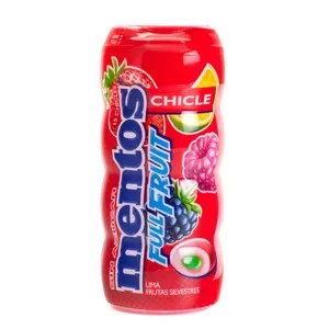 MENTOS Xiclets fruites del bosc i llima s/sucre