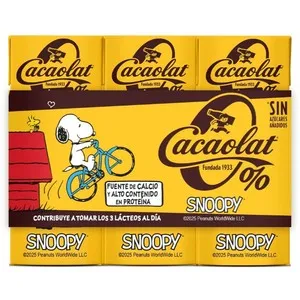 CACAOLAT Batut de cacau 0% 6x200 ml en cartró