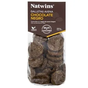 NATWINS Galetes de civada amb xocolata negra Km0