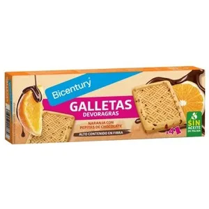 BICENTURY Galetes Devoragras de xocolata i taronja