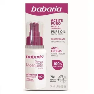 BABARIA Oli pur facial regenerant amb Rosa Mosqueta