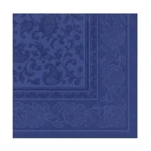ROYAL COLLECT. Tovallons Royal Collection amb ornaments blau fosc