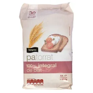 BONPREU Pa torrat 100% integral de blat