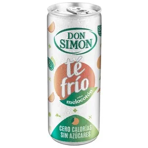 DON SIMON Refresc de te amb gust de préssec en llauna