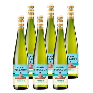 BLANC PESCADOR Caixa de vi d'agulla blanc verdejo