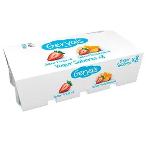 GERVAIS Iogurt amb gust de macedònia i maduixa