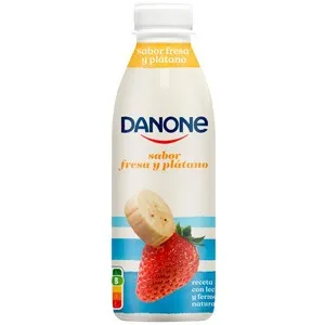 DANONE Iogurt líquid de maduixa i plàtan