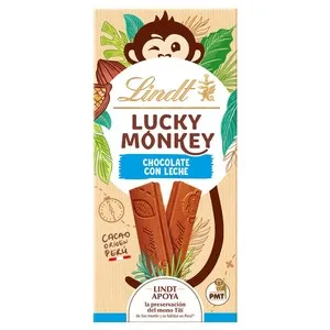LINDT Xocolata amb llet Lucky Monkey