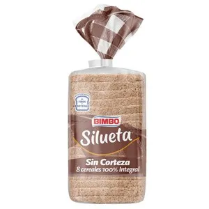 BIMBO SILUETA Pa de motlle integral amb 8 cereals sense crosta