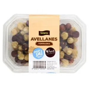 BONPREU Avellanes torrades sense sal afegida Km0