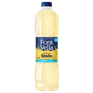 FONT VELLA Aigua amb suc de llimona zero 1,15 L en ampolla