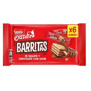 NESTLÉ EXTRAFINO Barretes de galeta i xocolata amb llet