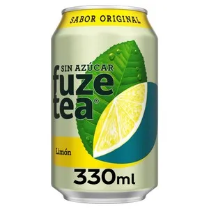 FUZE TEA Refresc de te amb gust de llimona sense sucre en llauna