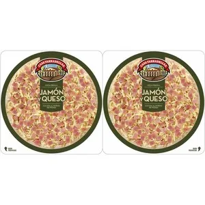 CASA TARRADELLAS Pizza fresca mini de pernil i formatge