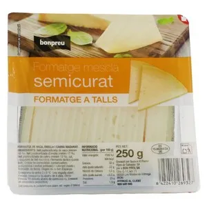 BONPREU Formatge semicurat a talls