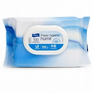 BONPREU Paper higiènic humit 100 unitats