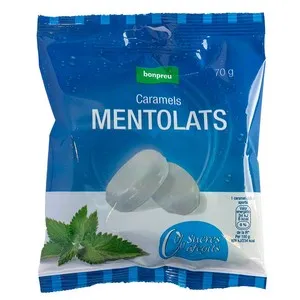 BONPREU Caramels mentolats sense sucre
